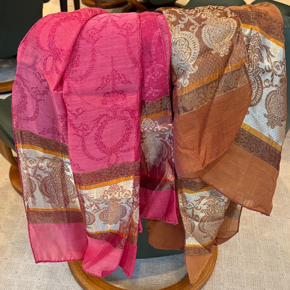 Silk scarves